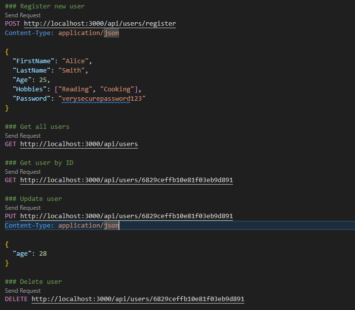 Javascript API